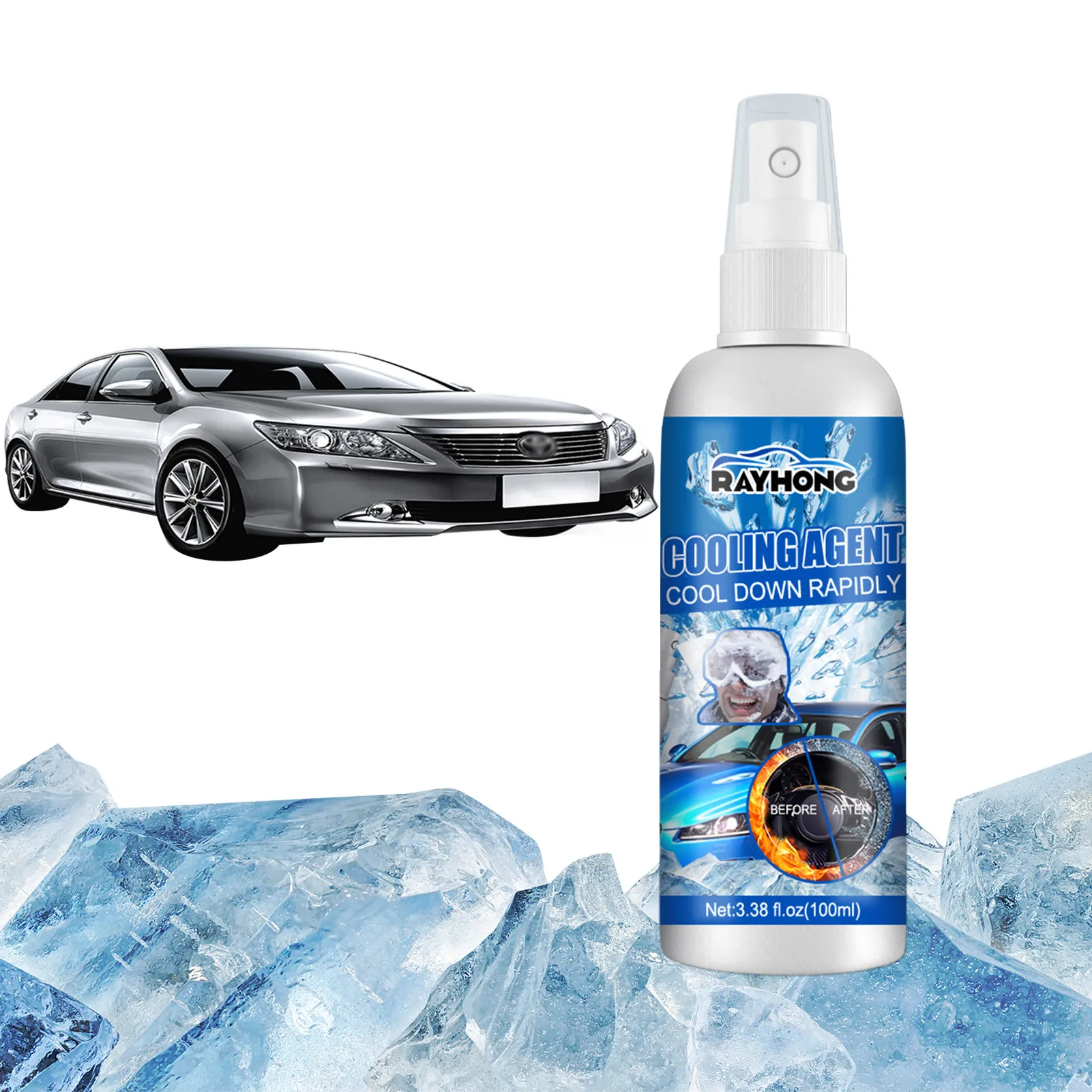 Car Cooling Spray 110ml Car Cooling Spray Mist Cool Artifact Summer Air Cooling Refrigeration Artifact Ideal For Travel Camping
Car Cooling Spray 110ml Car Cooling Spray Mist Cool Artifact Summer Air Cooling Refrigeration Artifact Ideal For Travel Camping