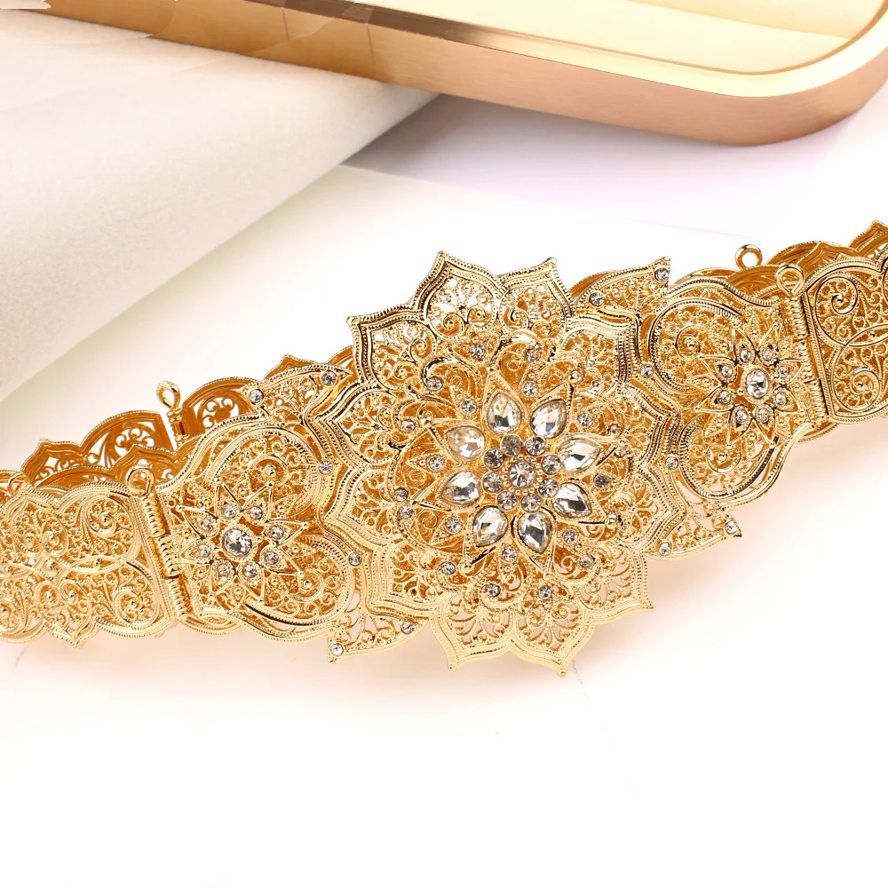 Classic Caucasus Belt Gold Plated Crystal Body Chain Jewelry Ethnic Middle East Turkish Caftan Belt Luxury Wedding Accessories
Classic Caucasus Belt Gold Plated Crystal Body Chain Jewelry Ethnic Middle East Turkish Caftan Belt Luxury Wedding Accessories