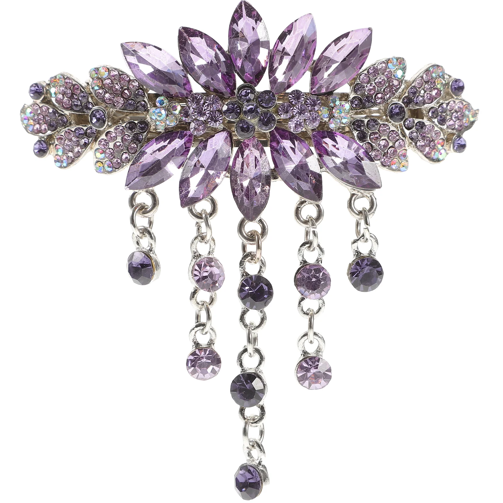 Wedding Hair Clip Rhinestone Flower Hairpin Spring Barrette Bridal Hair Grip
Wedding Hair Clip Rhinestone Flower Hairpin Spring Barrette Bridal Hair Grip