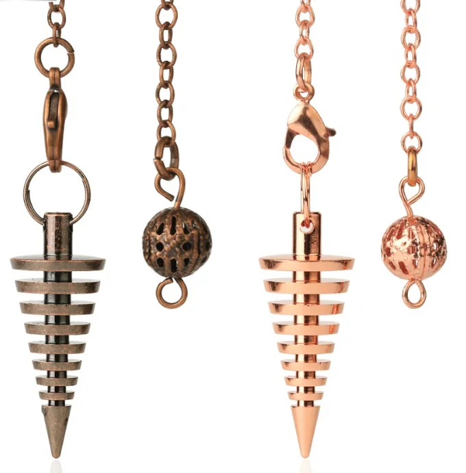 New Exploration Pendulum Screw-shaped Shuttle Reiki Healing Pendulum Divination Ladies Men's Amulet Fashion Jewelry Wholesale
New Exploration Pendulum Screw-shaped Shuttle Reiki Healing Pendulum Divination Ladies Men's Amulet Fashion Jewelry Wholesale