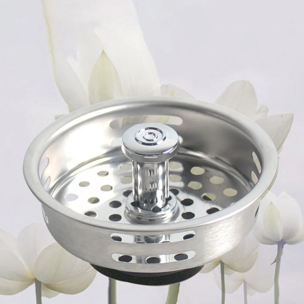 Kitchen Sink Strainer Stopper Stainless Steel Wash Dish Waste Sink Filter Bathroom Hair Drain Stoppers Kitchen Accessories
Kitchen Sink Strainer Stopper Stainless Steel Wash Dish Waste Sink Filter Bathroom Hair Drain Stoppers Kitchen Accessories