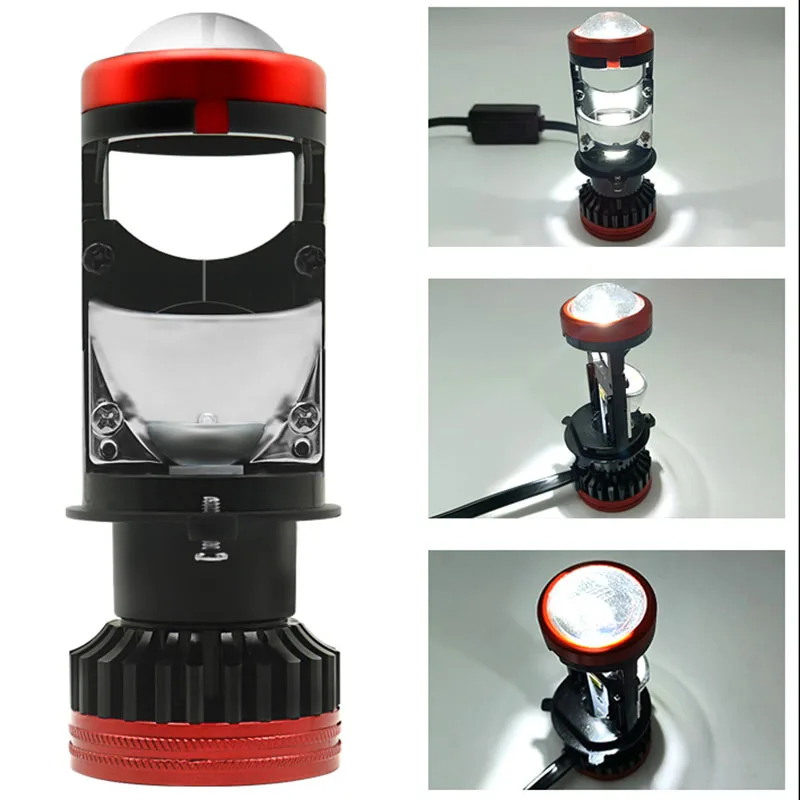 Canbus Lamp H4 LED Projector Mini Lens Bulbs Headlight for Cars High Beam Low Beam Projector Turbo Fan 6000k White Color Lightin
Canbus Lamp H4 LED Projector Mini Lens Bulbs Headlight for Cars High Beam Low Beam Projector Turbo Fan 6000k White Color Lightin
