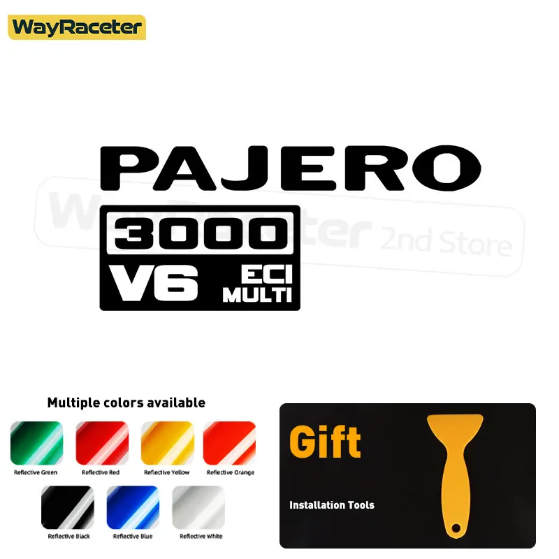 1 шт., Светоотражающая наклейка на дверь и боковую сторону, наклейка на крыло, багажник, окно, Кузов для Mitsubishi Pajero Intercooler Turbo 2800 2500 V6 3000 3500 
1 шт., Светоотражающая наклейка на дверь и боковую сторону, наклейка на крыло, багажник, окно, Кузов для Mitsubishi Pajero Intercooler Turbo 2800 2500 V6 3000 3500