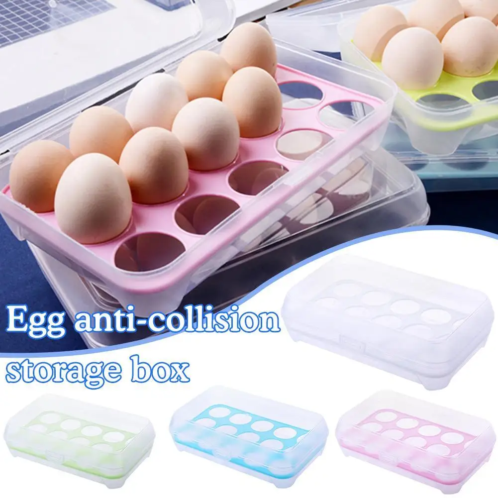1pcs 15 Compartment Egg Refrigerator Storage Box Egg Holder Kitchen Egg Fresh Storage Food Container Organizer Kitchen Utensils 
1pcs 15 Compartment Egg Refrigerator Storage Box Egg Holder Kitchen Egg Fresh Storage Food Container Organizer Kitchen Utensils