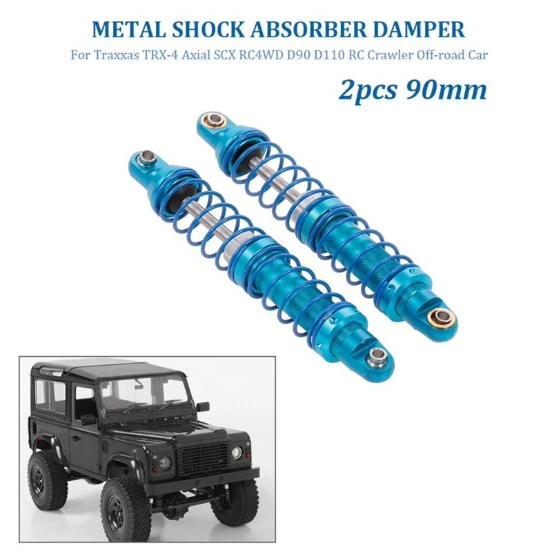 2pcs Metal Spring Damper for TRX-4 D90 D110 RC Car Crawler Truck DropShipping
2pcs Metal Spring Damper for TRX-4 D90 D110 RC Car Crawler Truck DropShipping