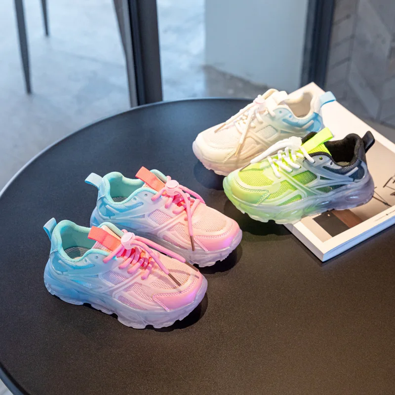 Children Mesh Chunky Sneakers Boys Design Splicing Candy Color Running Shoes Girls Casual Sport Shoes Kids Lace Up Tennis Shoes
Children Mesh Chunky Sneakers Boys Design Splicing Candy Color Running Shoes Girls Casual Sport Shoes Kids Lace Up Tennis Shoes