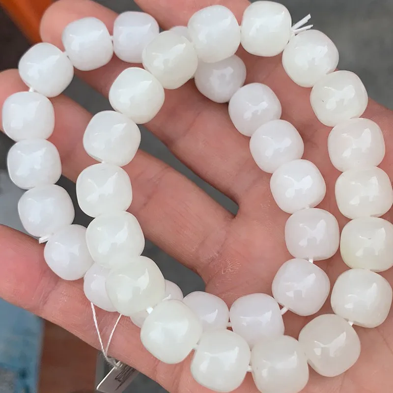 Natural White Jade Bracelet Women Men Healing Jewelry Real Chinese Xinjiang Nephrite Hetian Jades Elastic Beaded Bracelet Bangle
Natural White Jade Bracelet Women Men Healing Jewelry Real Chinese Xinjiang Nephrite Hetian Jades Elastic Beaded Bracelet Bangle