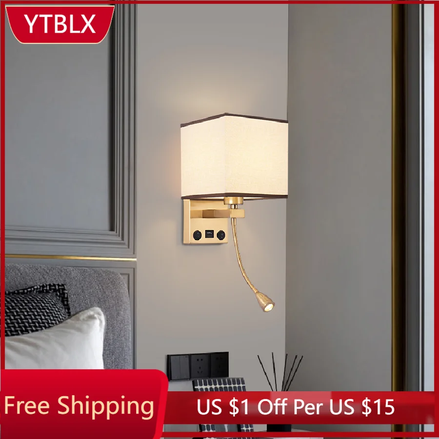 Modern Led Bedside Reading Wall Lamp WIth USB Fast Charge Spotlight Bedroom Living Hotel Room Wall Light Home Decoration Fixture
Modern Led Bedside Reading Wall Lamp WIth USB Fast Charge Spotlight Bedroom Living Hotel Room Wall Light Home Decoration Fixture