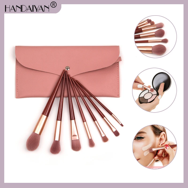 HANDAIYAN Makeup Brushes Set Pink Brush Powder Eyeshadow Blending Eyeliner Eyebrow Blush Make Up Beauty Cosmestic Brush Tool New
HANDAIYAN Makeup Brushes Set Pink Brush Powder Eyeshadow Blending Eyeliner Eyebrow Blush Make Up Beauty Cosmestic Brush Tool New