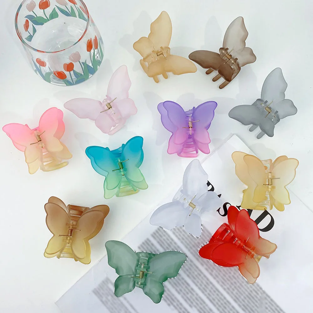 Fashion Butterfly Hair Clip Women Girls Matte Hair Clips Claw Crab Barrette Solid Sweet Simple Hair Clamps Hair Accessories
Fashion Butterfly Hair Clip Women Girls Matte Hair Clips Claw Crab Barrette Solid Sweet Simple Hair Clamps Hair Accessories