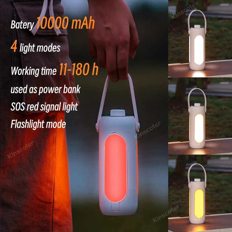 Tent Light LED Camping Lamp10000mAh Dimmable Outdoor Lighting Flashlight Battery Emergency Lantern 3 Color Temperature SOS Mode
Tent Light LED Camping Lamp10000mAh Dimmable Outdoor Lighting Flashlight Battery Emergency Lantern 3 Color Temperature SOS Mode