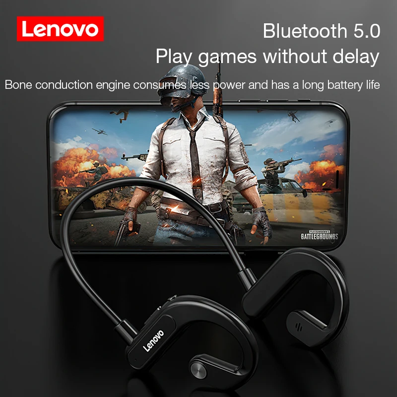 Bluetooth-наушники Lenovo X3 с костной проводимостью водонепроницаемые микрофоном |