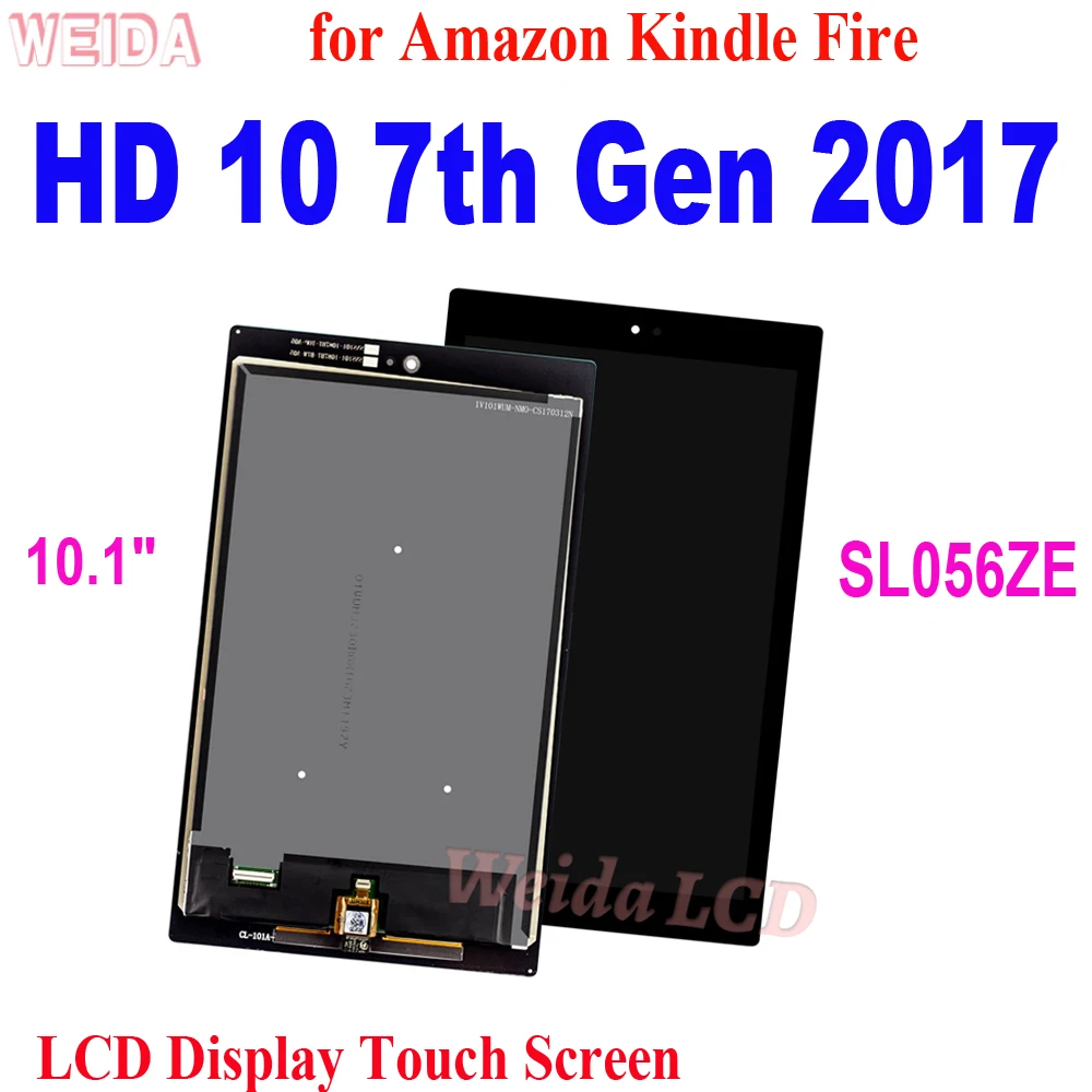 ЖК-дисплей 10,1 "AAA + для Amazon Kindle Fire HD 10 2017 LCD HD 10 7-го поколения SL056ZE 2017 ЖК-цифровой преобразователь для сенсорного экрана
ЖК-дисплей 10,1 "AAA + для Amazon Kindle Fire HD 10 2017 LCD HD 10 7-го поколения SL056ZE 2017 ЖК-цифровой преобразователь для сенсорного экрана