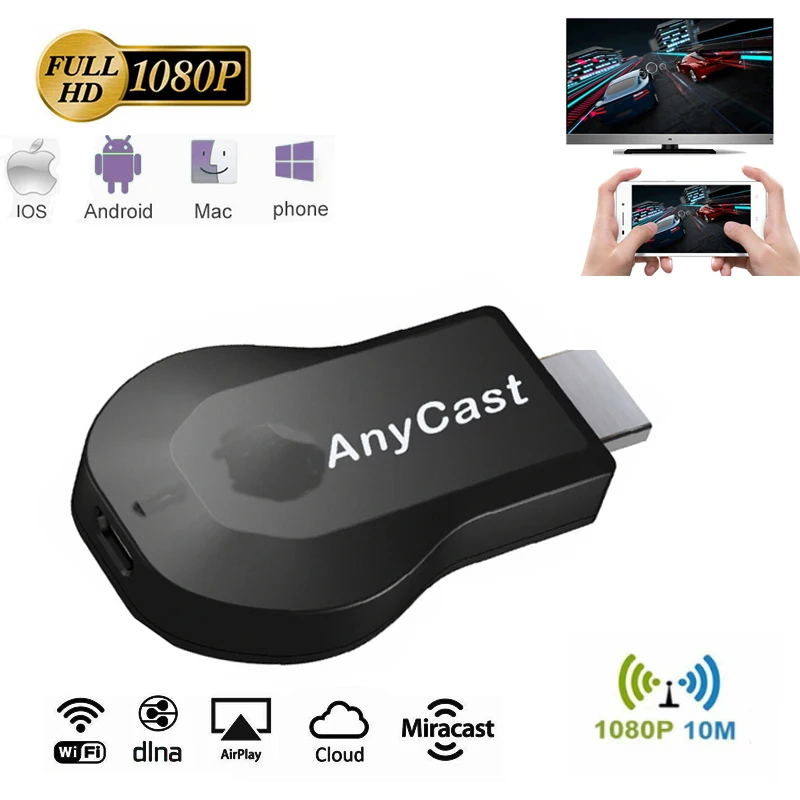

1080P TV stick M2 M4 M9 Plus WiFi HDMI-compatible Dongle Display Receiver With Airplay DLNA Miracast For YouTube Anycast