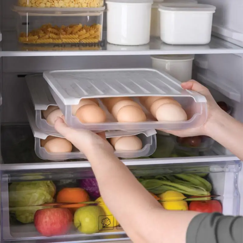 Plastic Fridge Food Savers 2023 Storage Box Auto Scrolling Home Kitchen Egg Storage Holder Box For Fridge Organizer Stackable
Plastic Fridge Food Savers 2023 Storage Box Auto Scrolling Home Kitchen Egg Storage Holder Box For Fridge Organizer Stackable