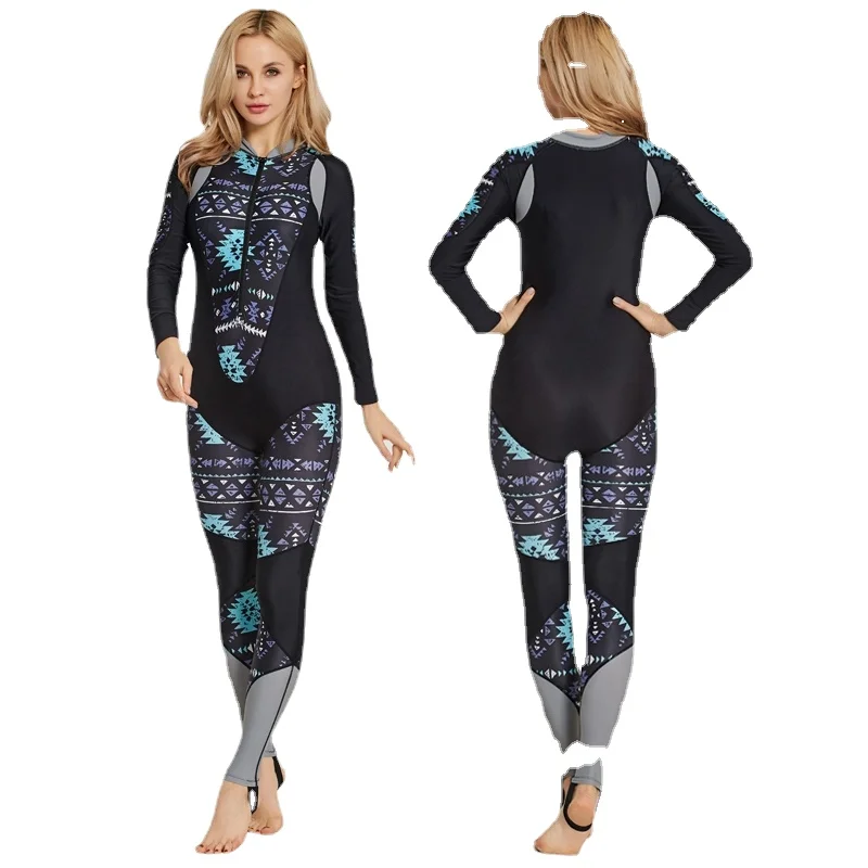 SBART Women Swimsuit Diving Full Body Rash Guards Lycra Dry Zipper Surfing Suit Long Sleeved Diving Clothes Surfing Wetsuit
SBART Women Swimsuit Diving Full Body Rash Guards Lycra Dry Zipper Surfing Suit Long Sleeved Diving Clothes Surfing Wetsuit