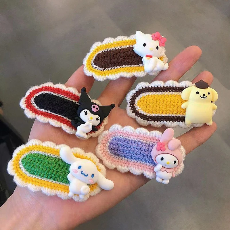 Sanrio Cinnamoroll My Melody Kawaii Anime Hair Clip Pochacco Kuromi Cute Cartoon Hand Made Headwear Decoration Gifts Kids
Sanrio Cinnamoroll My Melody Kawaii Anime Hair Clip Pochacco Kuromi Cute Cartoon Hand Made Headwear Decoration Gifts Kids