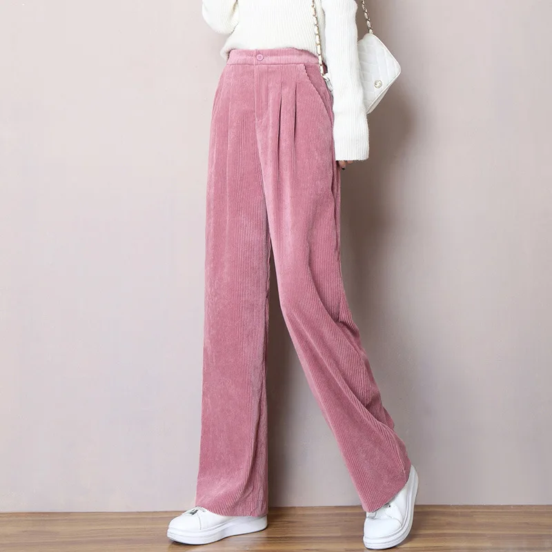 Slacks for Womens Winter Pockets Ruched Ribbed Trousers High Waisted Women Corduroy Pants Button Zippers Straight Wide Leg Pants
Slacks for Womens Winter Pockets Ruched Ribbed Trousers High Waisted Women Corduroy Pants Button Zippers Straight Wide Leg Pants