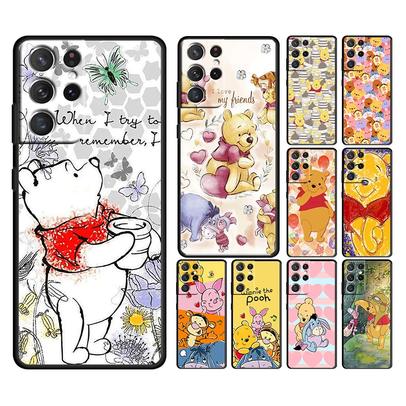 Winnie the Pooh Cute Case For Samsung Galaxy S22 S21 S20 Ultra Plus Pro S10 S9 S8 S7 4G 5G Soft TPU Black Phone Cover Capa Coque
Winnie the Pooh Cute Case For Samsung Galaxy S22 S21 S20 Ultra Plus Pro S10 S9 S8 S7 4G 5G Soft TPU Black Phone Cover Capa Coque
