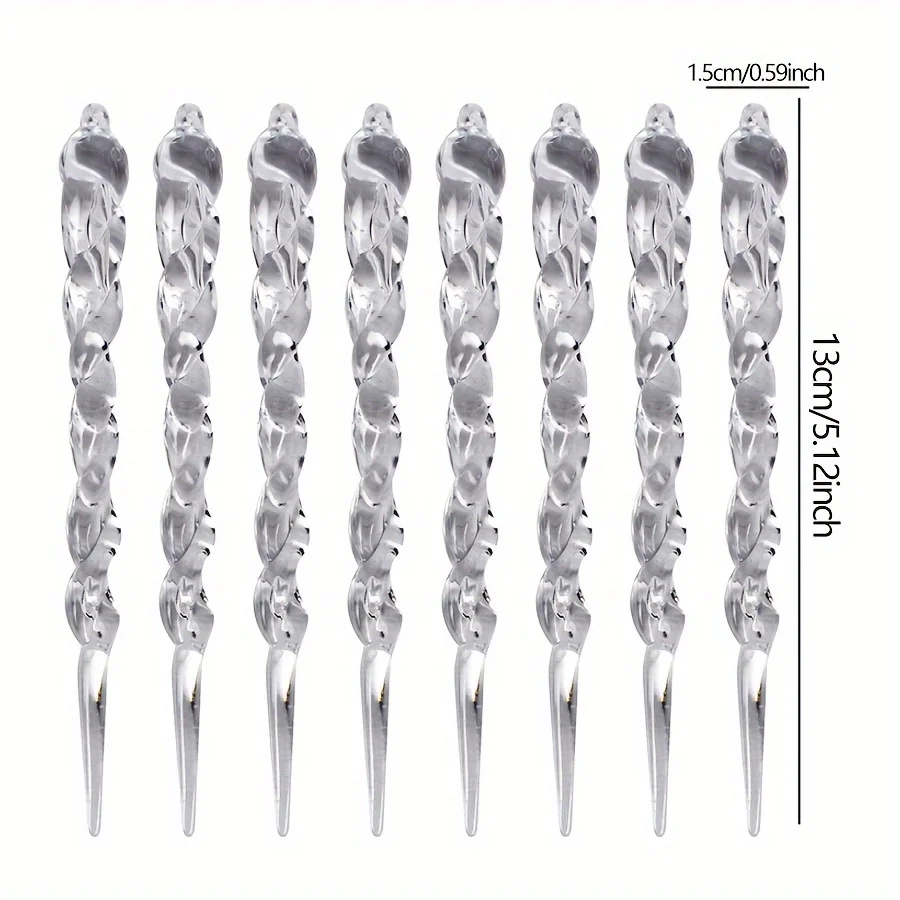 24 шт., рождественские елочные сосульки, украшения, прозрачные акриловые сосульки, рождественские украшения для рождественской елки, зимний декор для вечеринки
24 шт., рождественские елочные сосульки, украшения, прозрачные акриловые сосульки, рождественские украшения для рождественской елки, зимний декор для вечеринки