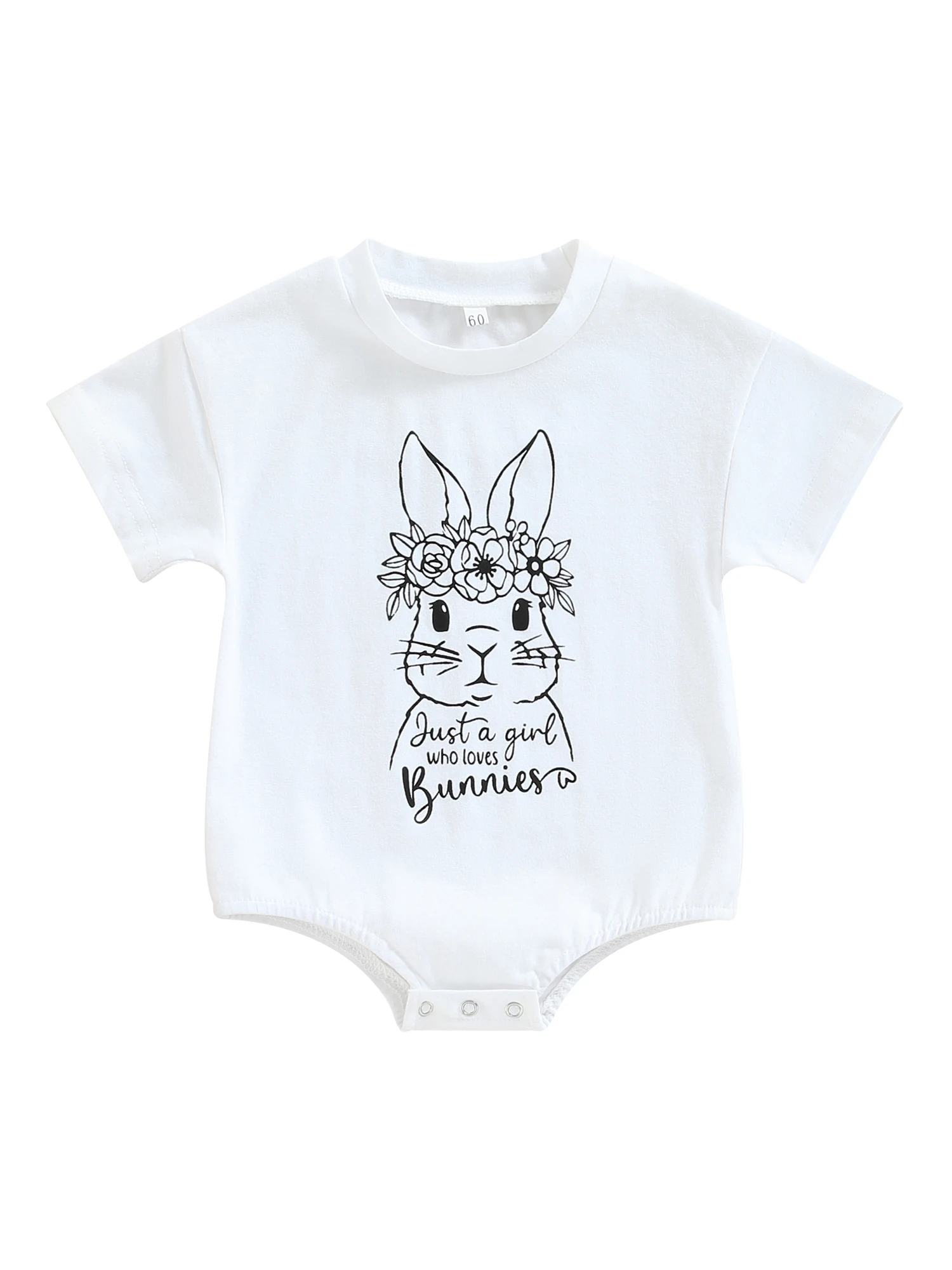 Пасхальный костюм для маленьких девочек и мальчиков, комбинезон с коротким рукавом и надписью кролика, летняя одежда с круглым вырезом 
Пасхальный костюм для маленьких девочек и мальчиков, комбинезон с коротким рукавом и надписью кролика, летняя одежда с круглым вырезом