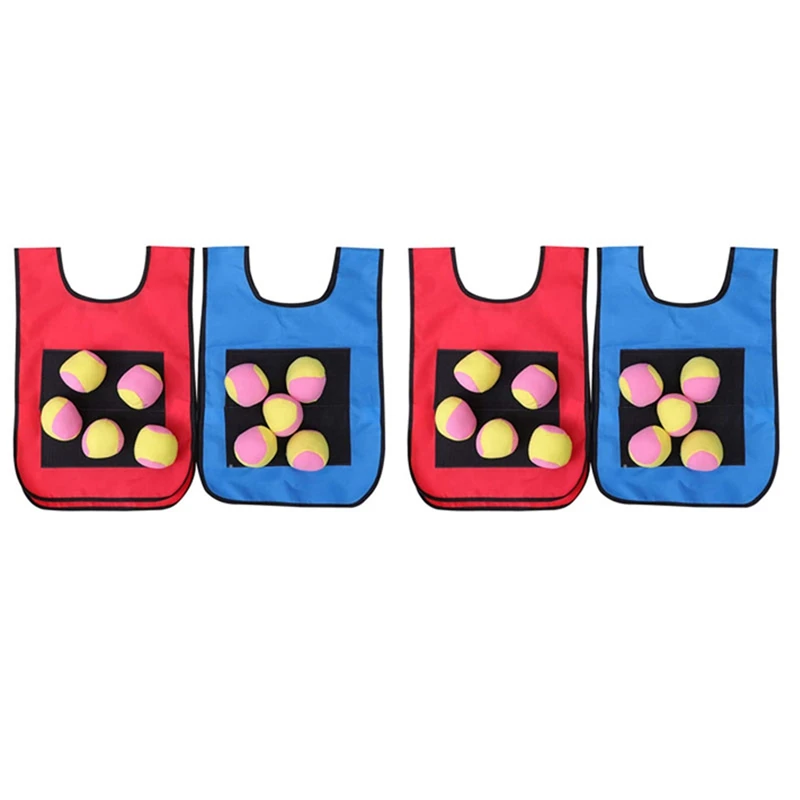 Dodgeball Game Set - 12Pcs Kids Dodgeball Tag Sticky Vests With 60 Sport Dodge Balls For Indoor Outdoor Playground Games
Dodgeball Game Set - 12Pcs Kids Dodgeball Tag Sticky Vests With 60 Sport Dodge Balls For Indoor Outdoor Playground Games