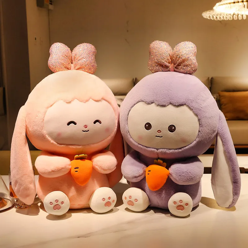 Cute Stuffed Rabbit Plush Toy Soft Toys cushion Bunny Kid Pillow Doll Birthday Gifts for Children Baby Accompany Sleep Toy
Cute Stuffed Rabbit Plush Toy Soft Toys cushion Bunny Kid Pillow Doll Birthday Gifts for Children Baby Accompany Sleep Toy