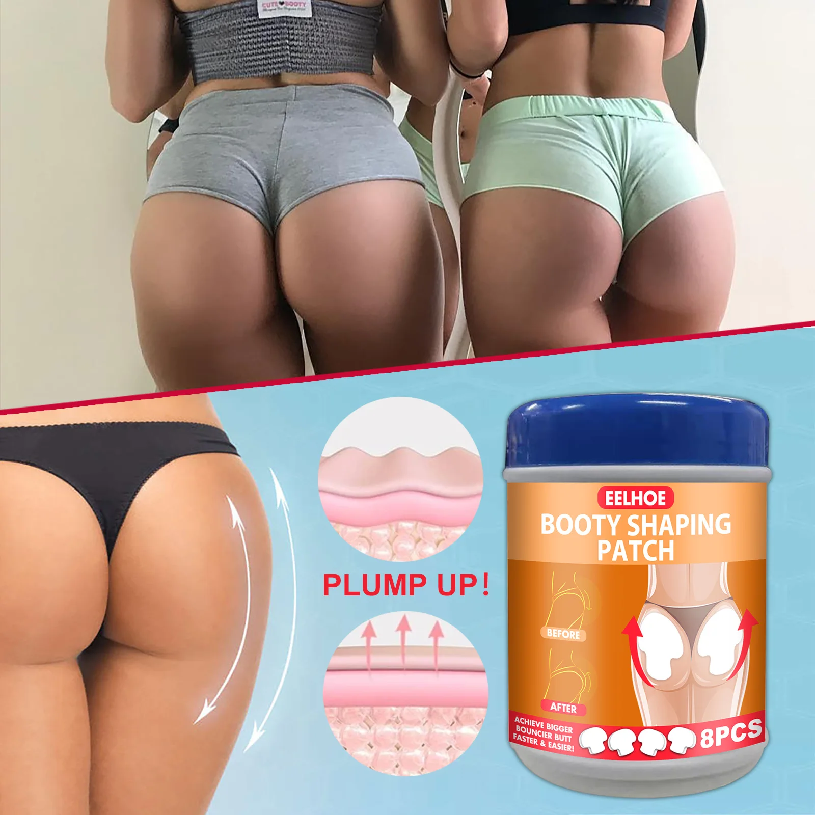 Hip Lifting Paste Lifting and Tightening Buttocks Hip Beautifying Paste Massage Shaping Paste Rich Hip Patch Body and Buttocks
Hip Lifting Paste Lifting and Tightening Buttocks Hip Beautifying Paste Massage Shaping Paste Rich Hip Patch Body and Buttocks