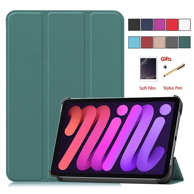 Складной чехол из искусственной кожи для iPad Mini 6 2021, 8,3 дюйма, с подставкой, защитный чехол для планшета, чехол для iPad Mini 6, ipad Mini 6, чехол + подарк...
Складной чехол из искусственной кожи для iPad Mini 6 2021, 8,3 дюйма, с подставкой, защитный чехол для планшета, чехол для iPad Mini 6, ipad Mini 6, чехол + подарк...