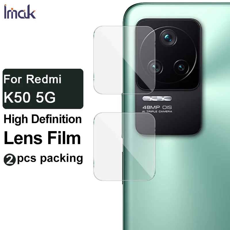 Imak 2 Pcs HD Wear Resistant Camera Lens Protective Film for Xiaomi Redmi K50 5G K50 Pro 5G Lens Film
Imak 2 Pcs HD Wear Resistant Camera Lens Protective Film for Xiaomi Redmi K50 5G K50 Pro 5G Lens Film