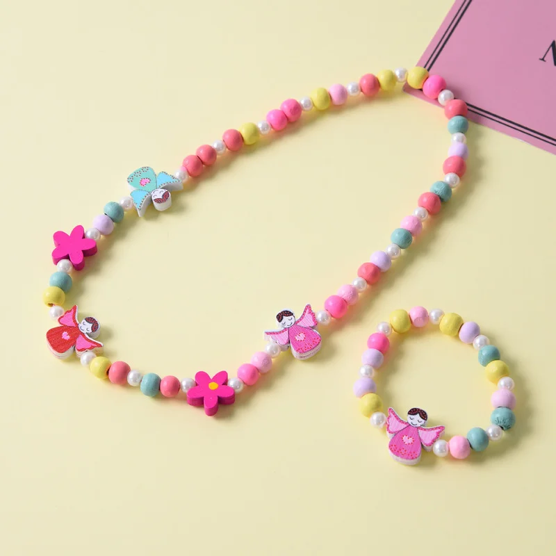 2pcs/Set Fashion Natural Wood Beads Jewelry Cute Animal Pattern Necklace Bracelet for Children Party Jewelry Girl Birthday Gift
2pcs/Set Fashion Natural Wood Beads Jewelry Cute Animal Pattern Necklace Bracelet for Children Party Jewelry Girl Birthday Gift