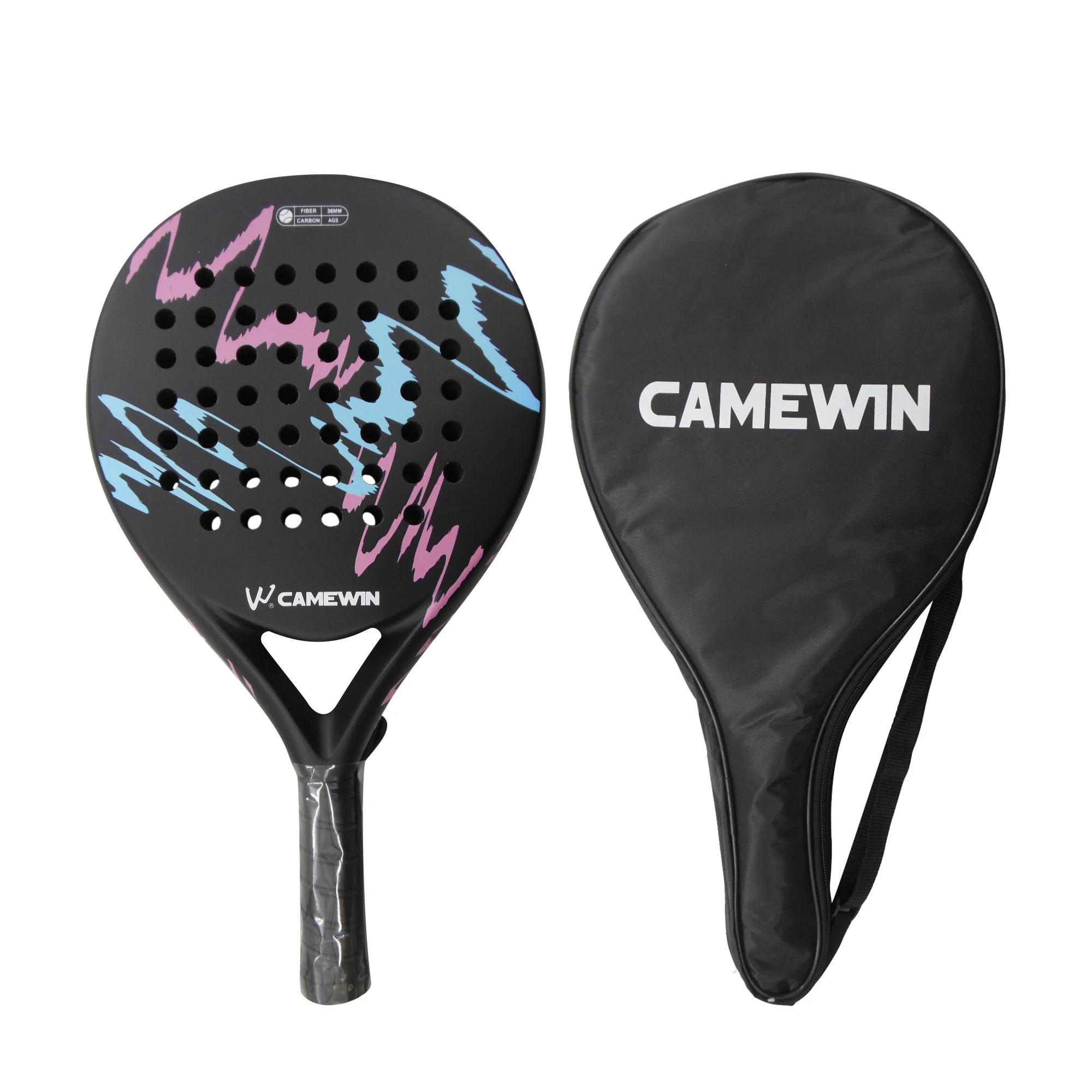 CAMEWIN New Beach Tennis Racket Carbon Professional Carbon and Glass Fiber Padel Tennis Racket Soft Face Paddle Racquet with Bag
CAMEWIN New Beach Tennis Racket Carbon Professional Carbon and Glass Fiber Padel Tennis Racket Soft Face Paddle Racquet with Bag