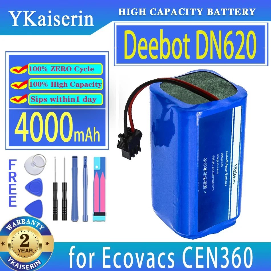 Сменный аккумулятор ykaisin 4000 мАч Для Ecovacs CEN360 CEN361 DH35 DH43 DH45 DN620 DN621 N79S N79 600 601 605 710
Сменный аккумулятор ykaisin 4000 мАч Для Ecovacs CEN360 CEN361 DH35 DH43 DH45 DN620 DN621 N79S N79 600 601 605 710