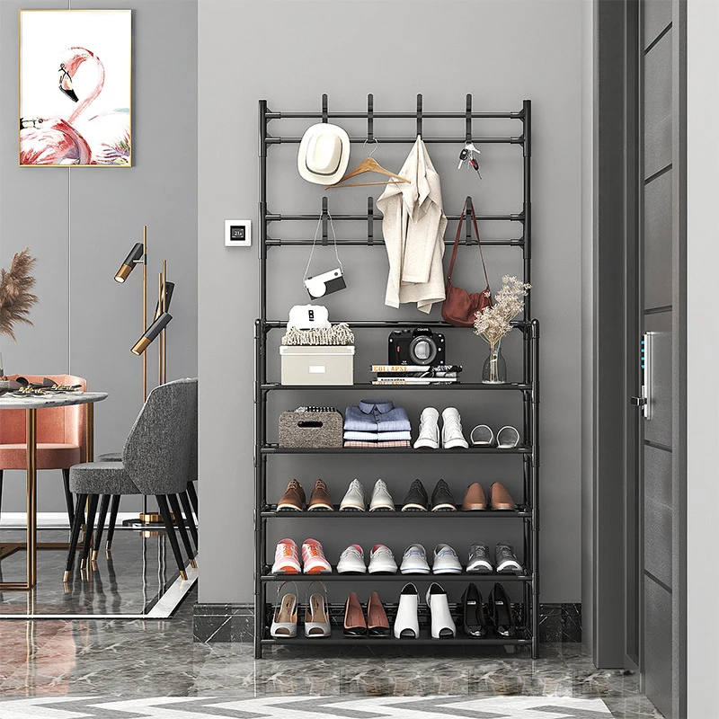 Floor Hanger Wholesale Simple Coat Rack Hanging Hanger Dormitory Household Dustproof Storage Shoe Rack Multi-layer Storage Rack
Floor Hanger Wholesale Simple Coat Rack Hanging Hanger Dormitory Household Dustproof Storage Shoe Rack Multi-layer Storage Rack