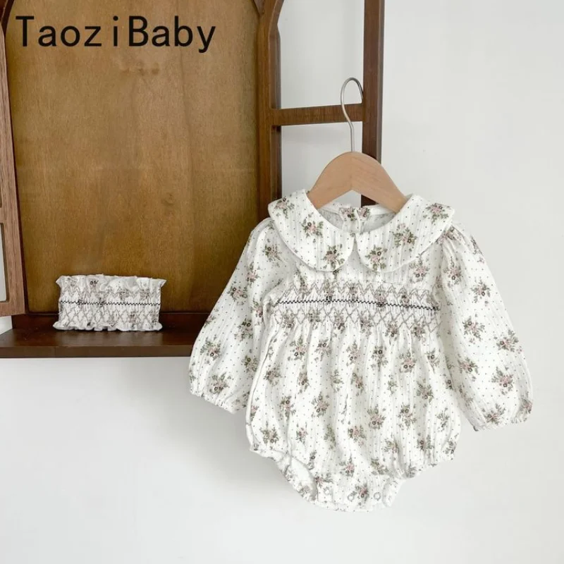 Baby Girl Rompers Spring New Long-sleeved Fresh Cotton Solid And Floral Cute Girl Outing One-piece Romper Infant Clothing
Baby Girl Rompers Spring New Long-sleeved Fresh Cotton Solid And Floral Cute Girl Outing One-piece Romper Infant Clothing