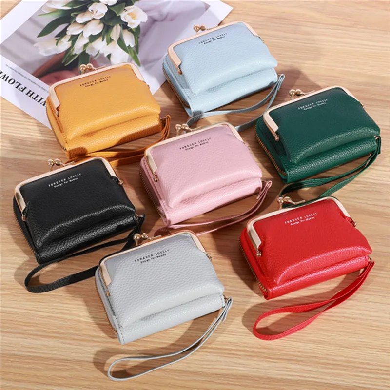 2023 New Fashion Women's Wallet Wrist Strap Short Coin Purse Trend Coin Clip Bag Female Elegant Multifunctional Card Bag
2023 New Fashion Women's Wallet Wrist Strap Short Coin Purse Trend Coin Clip Bag Female Elegant Multifunctional Card Bag