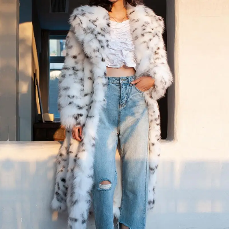 Spring and Autumn Ladies New Personality Large Size Fashion Versatile Long Suit Collar Imitation Fox Fur Coat S-7XL
Spring and Autumn Ladies New Personality Large Size Fashion Versatile Long Suit Collar Imitation Fox Fur Coat S-7XL