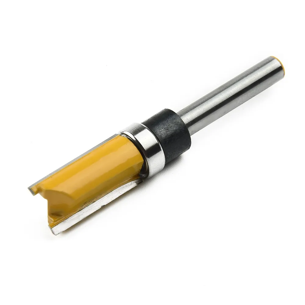 3pcs Router Bit Woodworking Trimmer Head Template Cutter 6.35mm With Bearing Straight Knife For 1/4 Shank Trimming Machine
3pcs Router Bit Woodworking Trimmer Head Template Cutter 6.35mm With Bearing Straight Knife For 1/4 Shank Trimming Machine