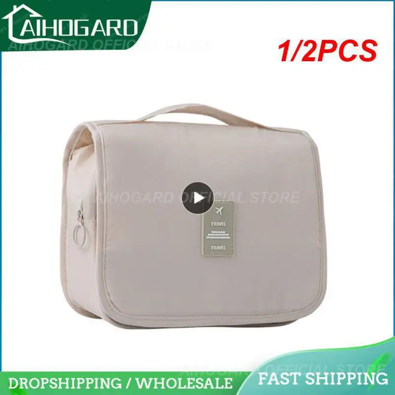 1/2PCS Women Makeup Bags Portable Cosmetic Bag Large Capacity Travel Storage BathroomToiletries Organizer Waterproof Washing Bag 
1/2PCS Women Makeup Bags Portable Cosmetic Bag Large Capacity Travel Storage BathroomToiletries Organizer Waterproof Washing Bag