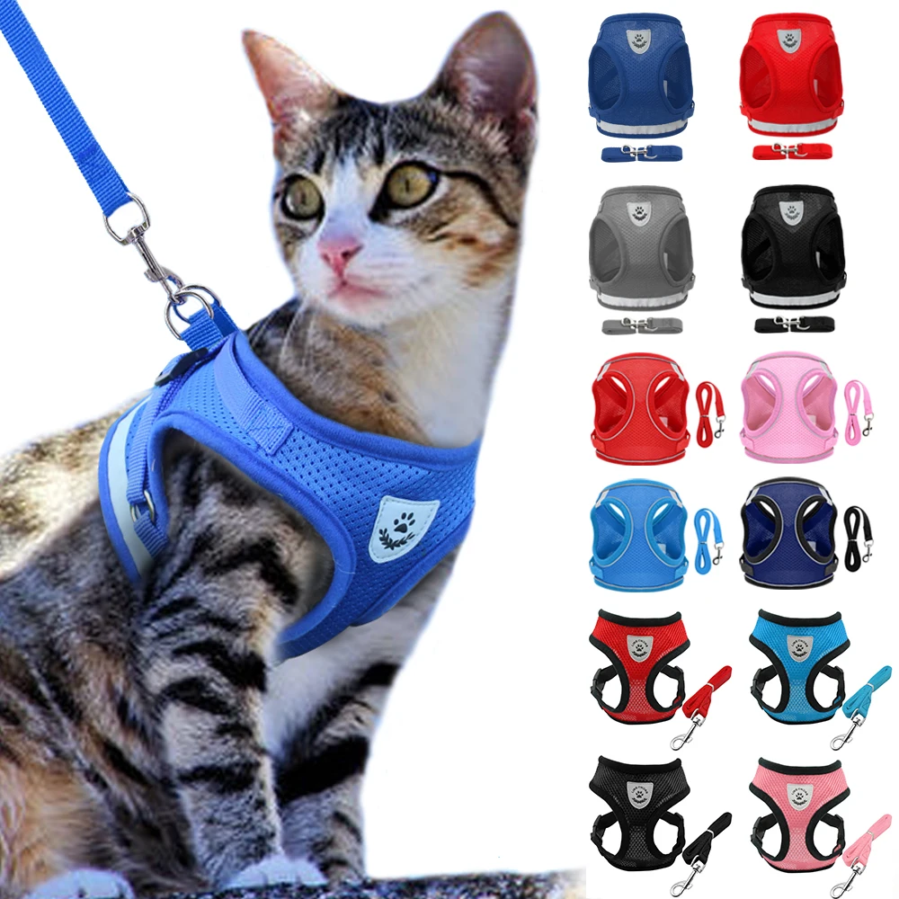 Adjustable Nylon Mesh Cat Dog Harness Vest Pet Walking Leash Set For Small Puppy Dogs Cat Collar Chihuahua Pug Yorkshire Harness
Adjustable Nylon Mesh Cat Dog Harness Vest Pet Walking Leash Set For Small Puppy Dogs Cat Collar Chihuahua Pug Yorkshire Harness