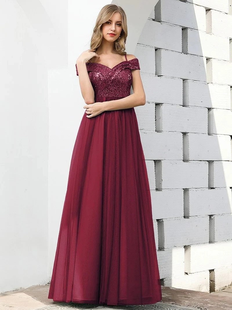 Elegant Evening Dresses Long Off the Shoulder A-Line High Waist Floor-Length Gown 2022 Ever Pretty of Simple Prom Women Dress
Elegant Evening Dresses Long Off the Shoulder A-Line High Waist Floor-Length Gown 2022 Ever Pretty of Simple Prom Women Dress