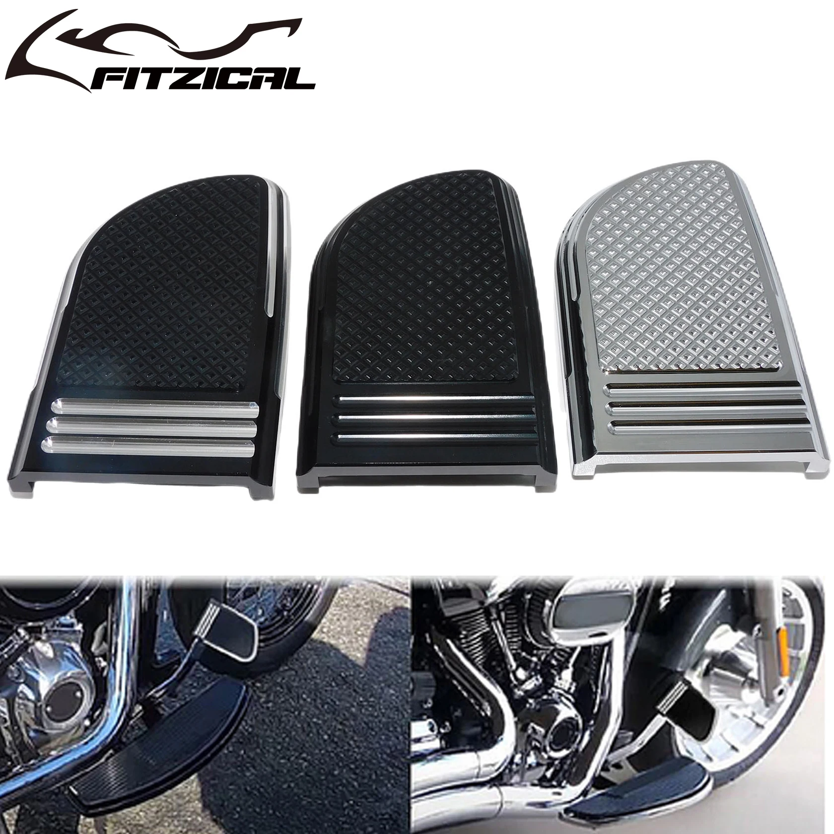 Motorcycle CNC Brake Pedal Pad Cover For Harley Softail FL 1986-2017 Dyna FLD 12-2016 Touring Electra Glide Road King FLHX Trike
Motorcycle CNC Brake Pedal Pad Cover For Harley Softail FL 1986-2017 Dyna FLD 12-2016 Touring Electra Glide Road King FLHX Trike