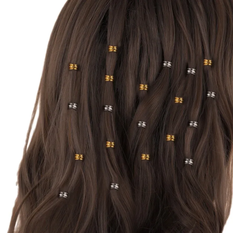 50pcs Gold/Silver Adjustable Hair Braids Dread Dreadlock Beads Cuffs Rings Hoop Circle Braids Hair Tools Accessories
50pcs Gold/Silver Adjustable Hair Braids Dread Dreadlock Beads Cuffs Rings Hoop Circle Braids Hair Tools Accessories