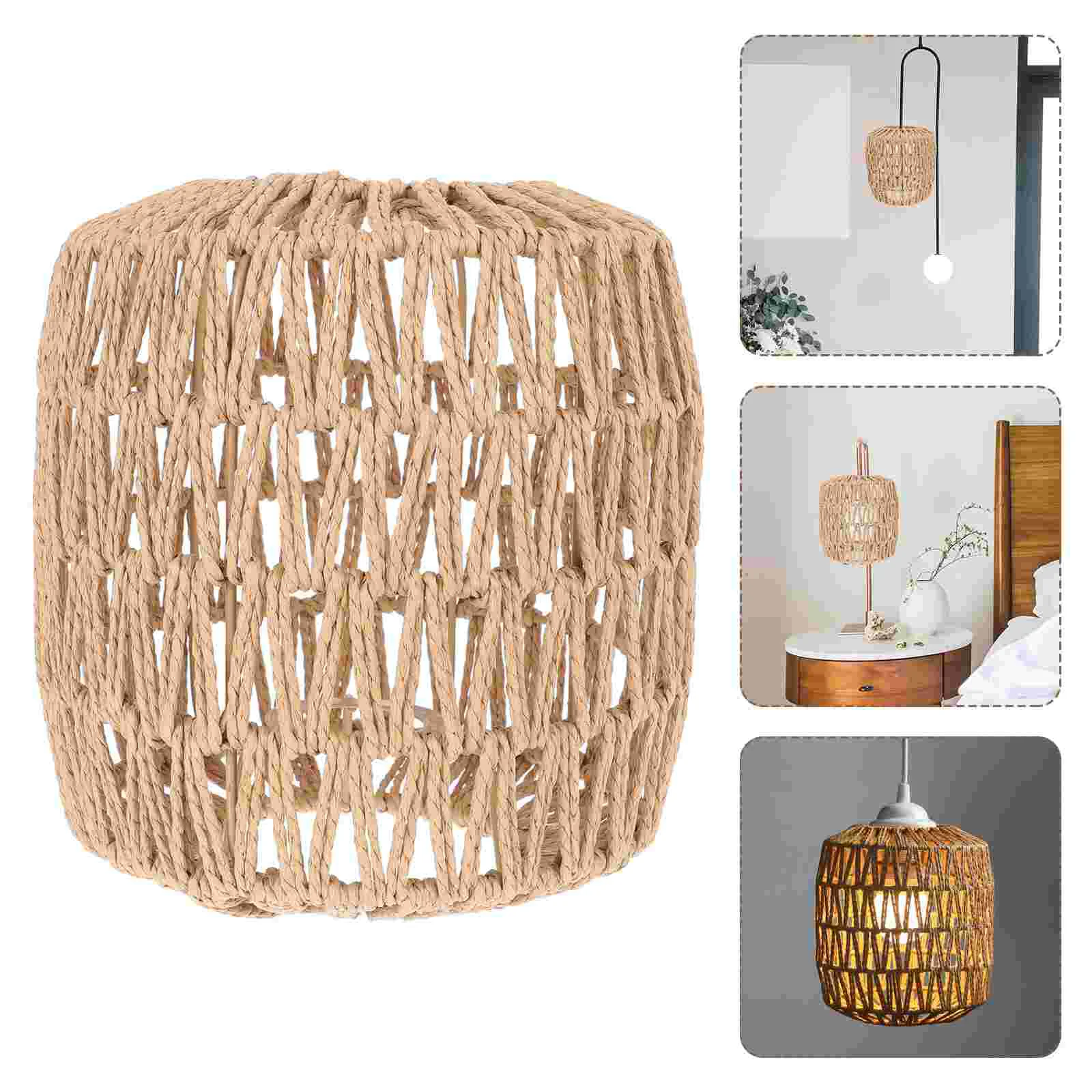 Lamp Shade Lampshade Light Rattan Pendant Woven Ceiling Shades Wicker Cover Chandelier Table Hanging Lamps Floor Rope Lighting
Lamp Shade Lampshade Light Rattan Pendant Woven Ceiling Shades Wicker Cover Chandelier Table Hanging Lamps Floor Rope Lighting