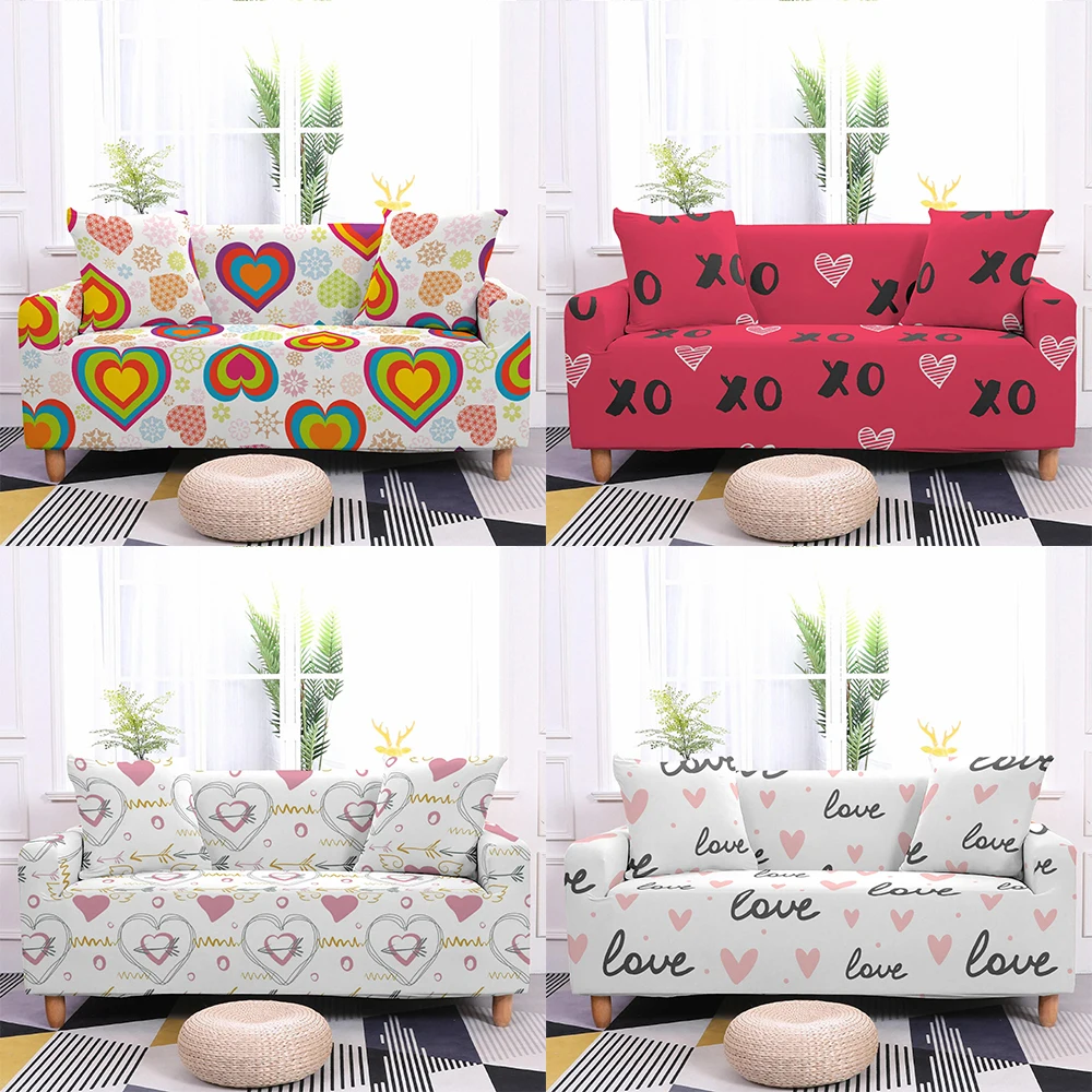 Love Shape Print Sofa Cover All-inclusive Universal Elastic Sofa Covers for Living Room Cartoon Cushion Cover Couch Cover 1PC
Love Shape Print Sofa Cover All-inclusive Universal Elastic Sofa Covers for Living Room Cartoon Cushion Cover Couch Cover 1PC