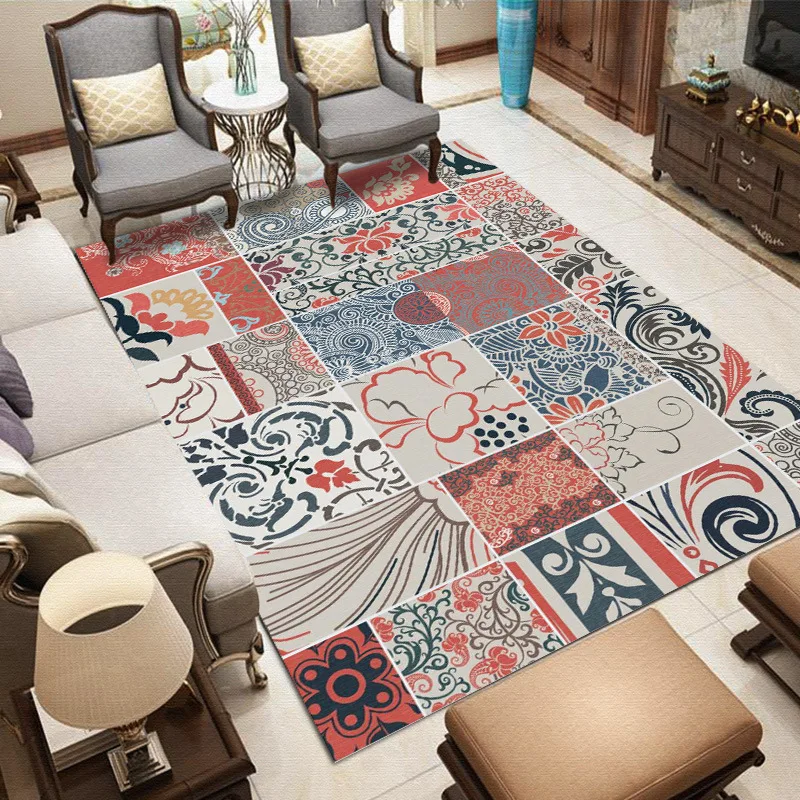 European And American Style Printed Carpet Living Room Rugbedroom Carpet Washable Non-Slip Mats Home Decoration
European And American Style Printed Carpet Living Room Rugbedroom Carpet Washable Non-Slip Mats Home Decoration
