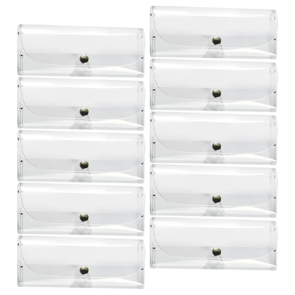 10 Pcs Transparent Glasses Case Eyeglass Plastic Eyeglasses Hard Bracket Box Cases For Men Sunglasses
10 Pcs Transparent Glasses Case Eyeglass Plastic Eyeglasses Hard Bracket Box Cases For Men Sunglasses