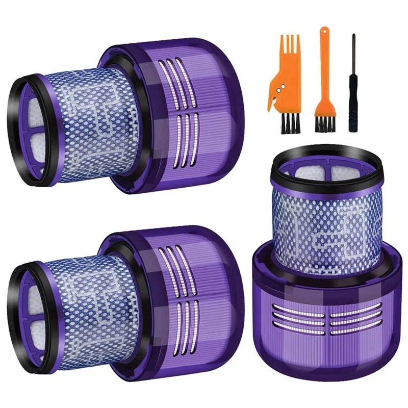 Сменные фильтры для Dyson V11 V15 SV14, аксессуары для пылесоса, моющийся фильтр + чистящая щетка
Сменные фильтры для Dyson V11 V15 SV14, аксессуары для пылесоса, моющийся фильтр + чистящая щетка