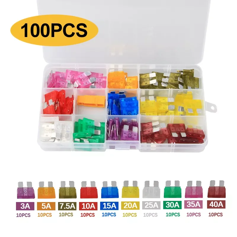5/7/10/15/20/25/30A Fuse Car Blade Fuse Assortment Assorted Kit Mini Small Size Blade Set Auto Truck Automotive Fuse
5/7/10/15/20/25/30A Fuse Car Blade Fuse Assortment Assorted Kit Mini Small Size Blade Set Auto Truck Automotive Fuse