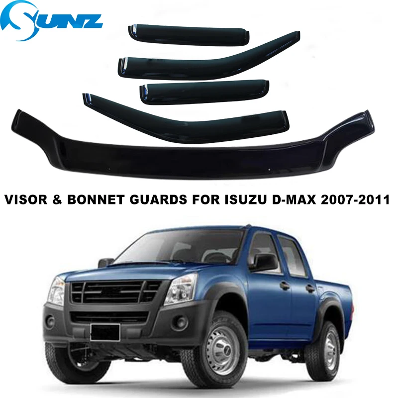 Bonnet Guard & Window Visor For Isuzu D-max Dmax 2007 2008 2009 2010 2011 Bonnet Protector Bug Shield & Sun Rain Guards SUNZ
Bonnet Guard & Window Visor For Isuzu D-max Dmax 2007 2008 2009 2010 2011 Bonnet Protector Bug Shield & Sun Rain Guards SUNZ